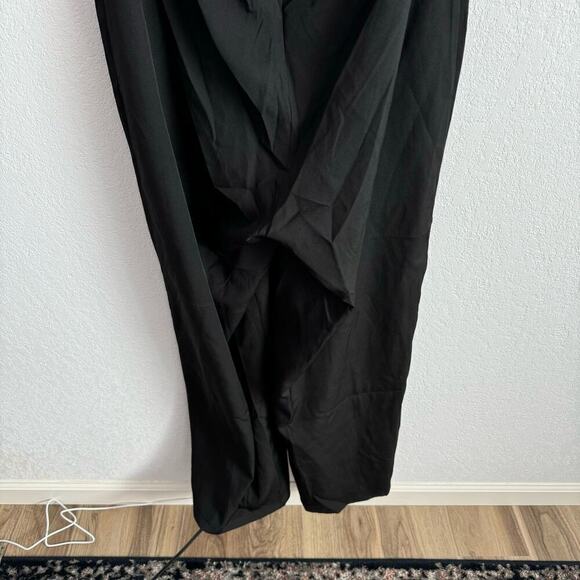 NEW NWT Francesca’s Luciana Strapless Elastic Back Wide Leg Jumpsuit Black XL - Picture 11 of 13